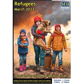 MB 35228 Russian-Ukrainian War series Kit No 5. Refugees, March 2022