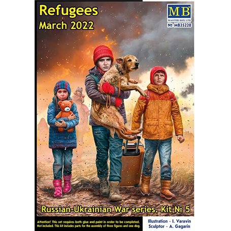 MB 35228 Russian-Ukrainian War series Kit No 5. Refugees, March 2022