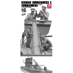 Border Model 1:35 GERMAN SUBMARINES AND COMMANDERS LOADING SET OF 5 RESIN FIGURES