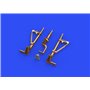 Eduard 1:48 P-38j Undercarriage Legs Bronze