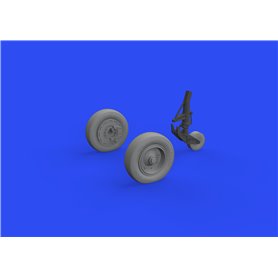 Eduard BRASSIN 1:48 Koła do A-1J dla j Wheels