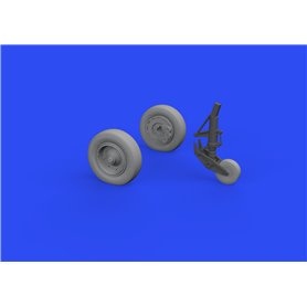 Eduard BRASSIN 1:48 Koła do A-1J dla j Wheels