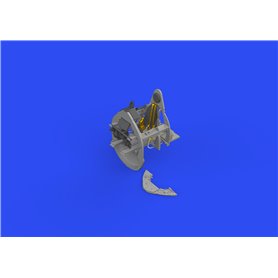 Eduard BRASSIN PRINT 1:48 Kokpit z celownikiem kolimatorowym do Grumman F4F-3 dla Eduard