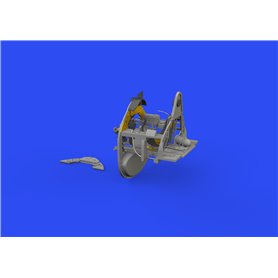 Eduard BRASSIN PRINT 1:48 Kokpit z celownikiem kolimatorowym do Grumman F4F-3 dla Eduard