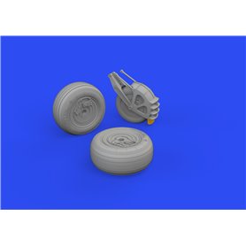 Eduard BRASSIN 1:48 Koła do Sukhoi Su-25 dla Zvezda