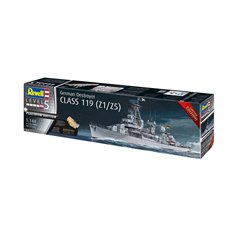 Revell 1:144 CLASS 119 (Z1/Z5) - GERMAN DESTROYER - PLATINIUM EDITION