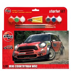 Airfix 1:32 Mini Countryman WRC - GIFT SET - z farbami