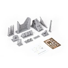 Eduard BRASSIN PRINT 1:48 Komora uzbrojenia do Lockheed P-38J dla Tamiya
