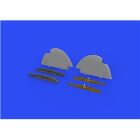 Eduard BRASSIN PRINT 1:48 Końcówki skrzydeł do Mitsubishi A6M3 Type 22 dla Eduard