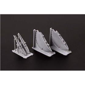 Eduard BRASSIN PRINT 1:48 Końcówki skrzydeł do Mitsubishi A6M3 Type 22 dla Eduard