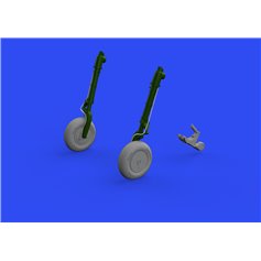 Eduard 1:48 A6m Wheels W/Smooth Tire