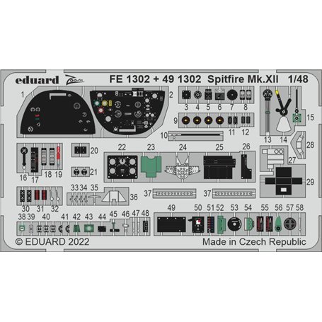 Eduard 1:48 Spitfire Mk.Xii