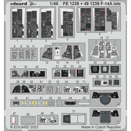 Eduard 1:48 F-14a Late Interior