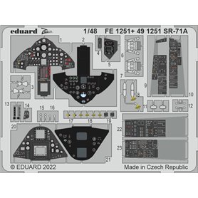 Eduard 1:48 Elementy wnętrza do SR-71A dla Revell