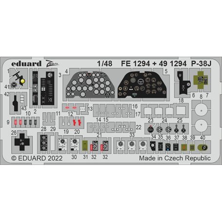 Eduard 1:48 P-38j