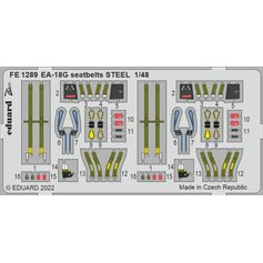 Eduard STEEL 1:48 Pasy bezpieczeństwa do EA-18G dla Meng