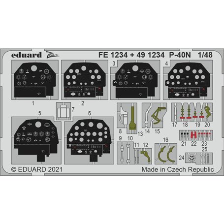 Eduard 1:48 P-40n