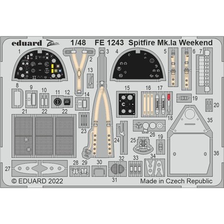 Eduard 1:48 Spitfire Mk.Ia Weekend