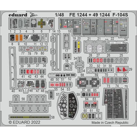 Eduard ZOOM 1:48 F-104S dla Kinetic