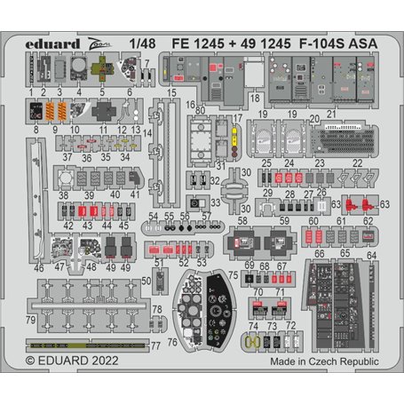 Eduard 1:48 F-104s Asa