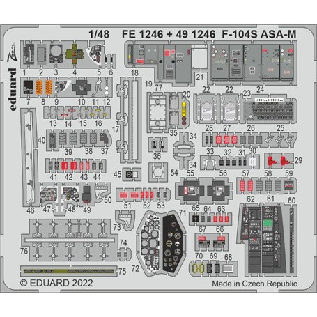 Eduard 1:48 F-104s Asa-M