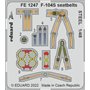 Eduard STEEL 1:48 Pasy bezpieczeństwa do F-104s Seatbelts Steel