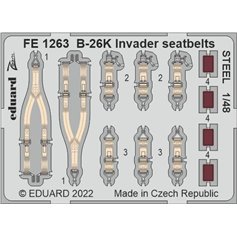 Eduard 1:48 B-26k Invader Seatbelts Steel