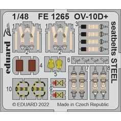 Eduard 1:48 Ov-10d+ Seatbelts Steel