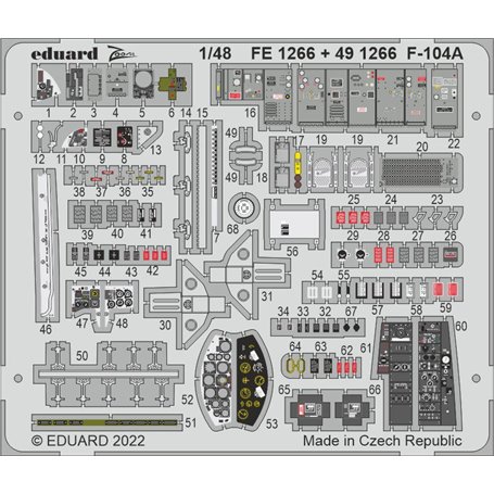 Eduard ZOOM 1:48 F-104a