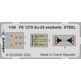 Eduard 1:48 Su-25 Seatbelts Steel