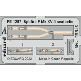 Eduard 1:48 Spitfire F Mk.Xviii Seatbelts Steel
