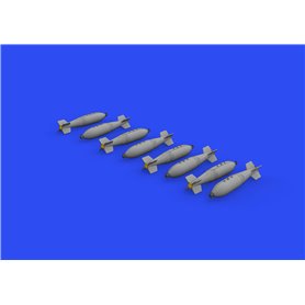 Eduard BRASSIN 1:72 BRITISH 1000LB RETARDED BOMBS - 8szt.
