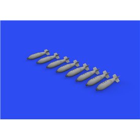 Eduard BRASSIN 1:72 BRITISH 1000LB RETARDED BOMBS - 8szt.