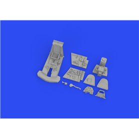 Eduard BRASSIN PRINT 1:72 Kokpit do S-199 ERLA CANOPY dla Eduard