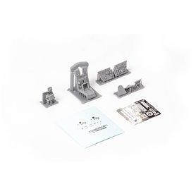 Eduard BRASSIN PRINT 1:72 Kokpit do S-199 ERLA CANOPY dla Eduard