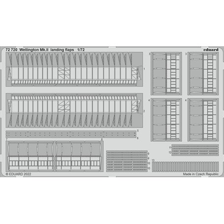 Eduard 1:72 Wellington Mk.Ii Landing Flaps