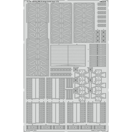 Eduard 1:72 Skrzydłowa komora bombowa do Stirling Mk.III