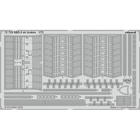 Eduard 1:72 Hamulce aerodynamiczne do Douglas SBD-3 dla