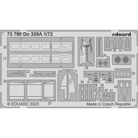 Eduard 1:72 Dornier Do-335A dla Hobby 2000 / Dragon