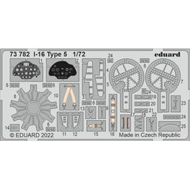 Eduard 1:72 Polikarpov I-16 Type 5 dla Clear Prop