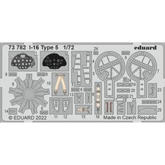 Eduard 1:72 Polikarpov I-16 Type 5 dla Clear Prop