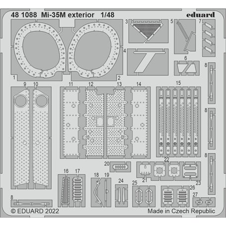 Eduard 1:48 Mi-35m Exterior