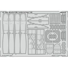 Eduard 1:48 Komory podwozia do Beaufort Mk.I dla ICM