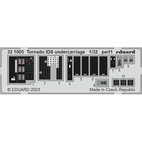 Eduard 1:32 Tornado Ids Undercarriage