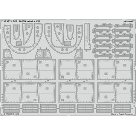 Eduard 1:32 B-25h Exterior