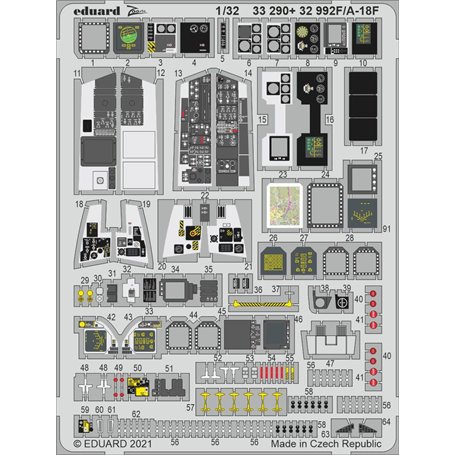 Eduard 1:32 F/A-18f Interior