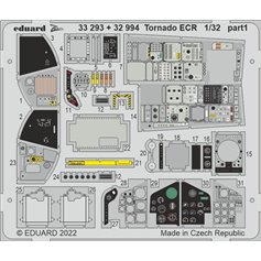 Eduard 1:32 Elementy wnętrza do Tornado ECR dla Italeri