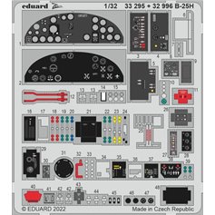 Eduard 1:32 Elementy wnętrza do B-25H dla HKM