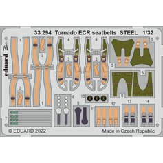 Eduard ZOOM 1:32 Pasy bezpieczeństwa do Tornado ECR dla Italeri