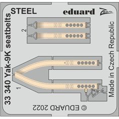 Eduard 1:32 Yak-9k Seatbelts Steel